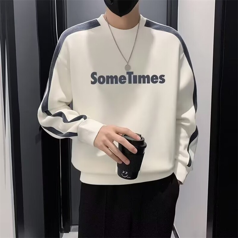 流行简约时尚潮流百搭ins新款气质日系高质量华棉卫衣慵懒原宿，男装卫衣，星座506A