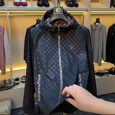 (网络图慎用有大货)徽章轻奢夹克休闲立领外套313B-JK174-P75，男装夹克，星座313B