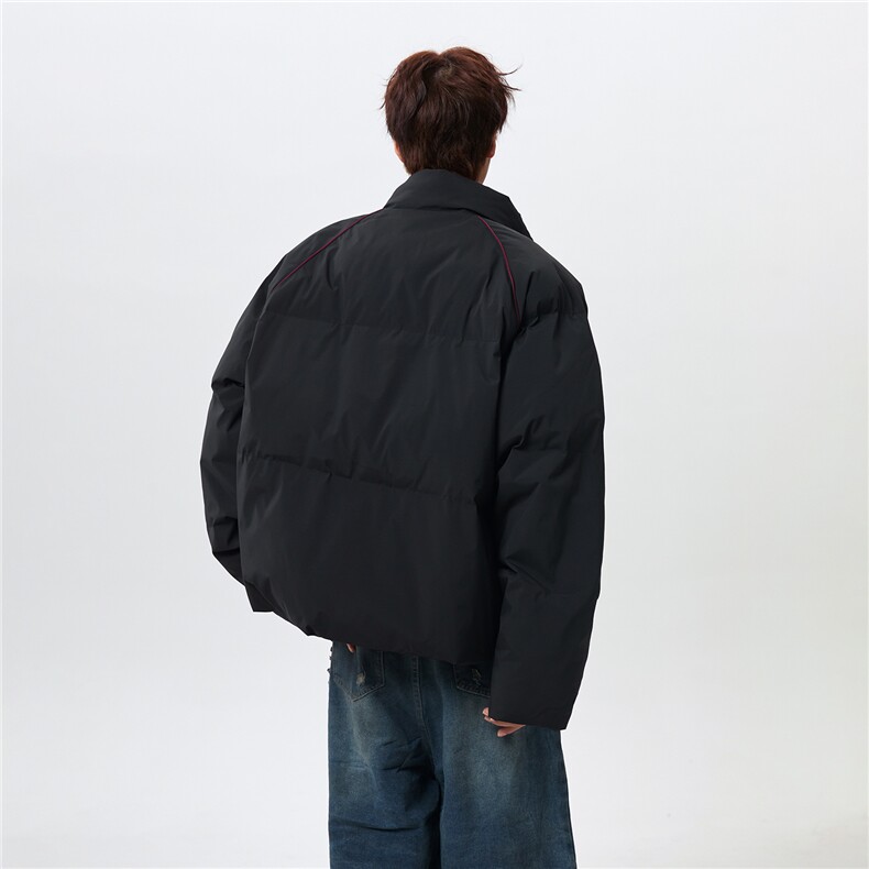 美式潮牌立领棉服男女短款棉衣外套宽松226-3-MY6616-P125限188,男装棉衣,星座226-3