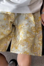 特批P32无差价夏季扎染花裤衩男宽松沙滩直筒五分牛仔短裤ND5317，男装休闲裤，电商A001-1