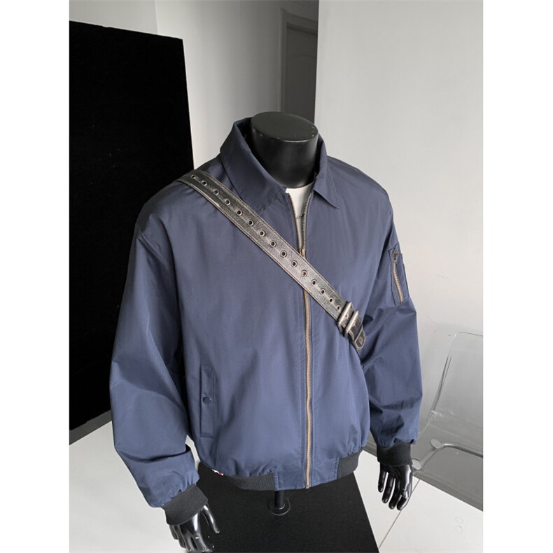 JK711-尺码M-3XL-P45-美式飞行员夹克工装外套高短款棒球服,男装夹克,星座1811B