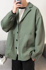 2023年春季宽松小西装男雅痞情侣休闲西服外套A071-X01-P80，男装西服，电商A071