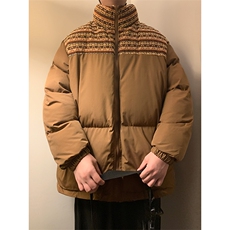 秋冬棉衣加厚夹克加绒外套厚棉袄拼色棉袄厚1016-1W106P128K158，男装棉衣，星座1016-1（原电商B408-1）