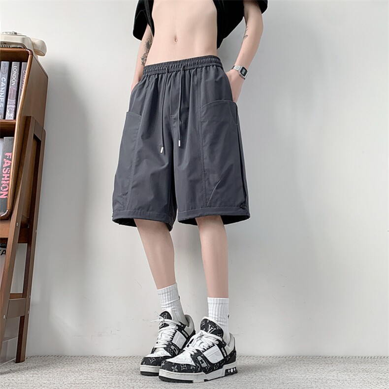 夏季工装短裤男ins潮牌日系休闲百搭潮流痞帅五分裤子DK02512-P45,男装休闲裤,星座308B-2