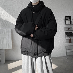 棉服男冬季新款港风宽松连帽棉衣MF9006-P90图片