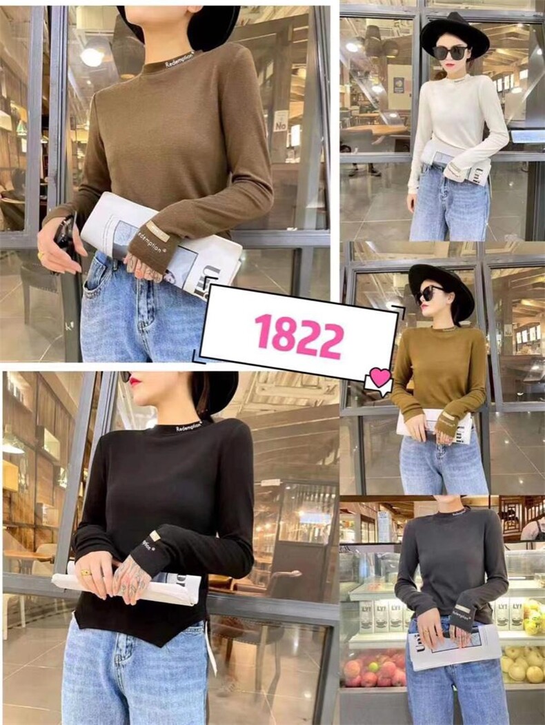 冬装新款加绒打底针织衫，其它，诱惑妳