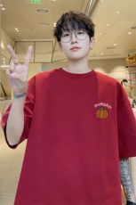 直播抖音得物短袖T重磅280克TB4344批28纯棉220克T4344P20控38，男装T恤，电商C408(原B339-1)
