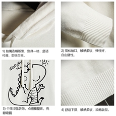 LM68172-P58加绒款-P68连帽毛衣男大码带帽针织衫男毛线衣网格，男装针织衫/毛衣，电商A040A