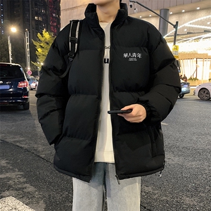 华人青年港风抖音直播得物高品质宽松面包服棉衣外套M1168P65图片