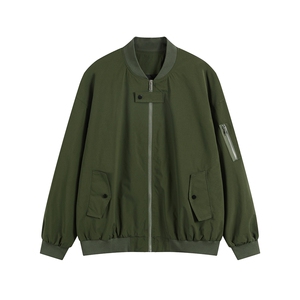 光板夹克二开 秋装山系户外防水棒球服工装袋外套F360 P55图片