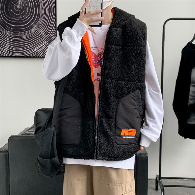 秋季新款男港风百搭马甲2252-P71控138图片