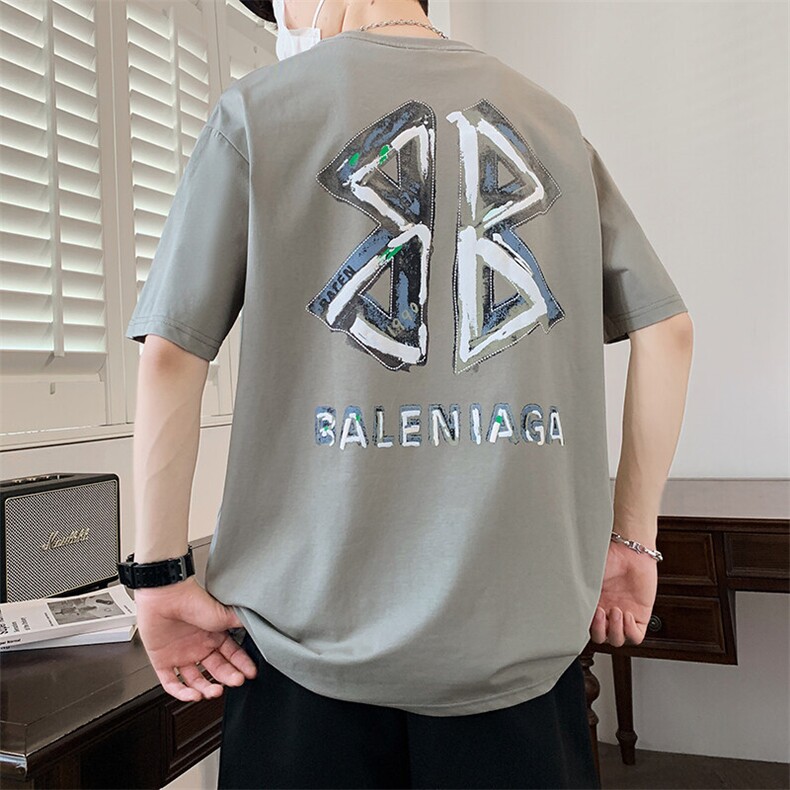 夏季男短袖t恤高品质多工艺发泡印大码T恤衫,男装T恤,星座1206（原A206）