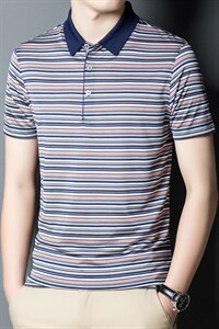 男士短袖polo衫宽松休闲百搭体恤半袖t恤衫夏装翻领上衣图片