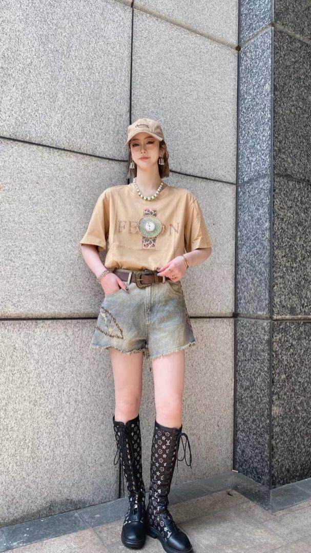 重工手表T恤，女装T恤，柚格