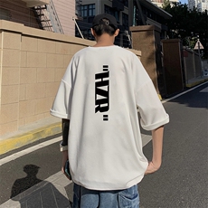 Q11002-P30春夏季七分袖t恤男大码五分袖男短袖中袖，男装T恤，电商A040