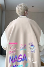 摇粒绒棒球服男大码开衫卫衣男夹克BF86186-P65，男装夹克，电商A040