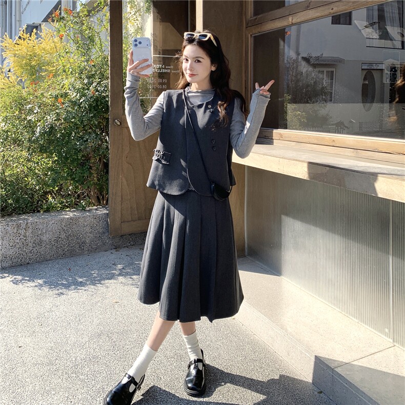 现货高转化26年新款好数据套裙三件套182-8696P228K358,女装套装/套裙,帛香坊