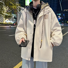 春秋季潮风假两件外套男新款美式夹克XZ102B-1-JK9903P90，男装夹克，星座102B-1