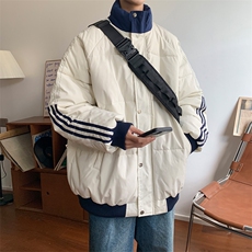 ！2025冬季新款男士撞色潮牌棉衣百搭情侣棉服外套MY200特P70，男装棉衣，电商B220