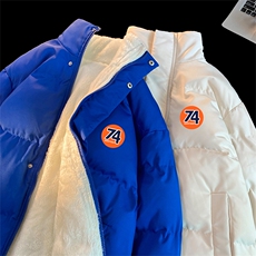 冬季新款加绒加厚棉衣简约款情侣棉服XZ102A-4-MY1047-P75，男装棉衣，星座211-2