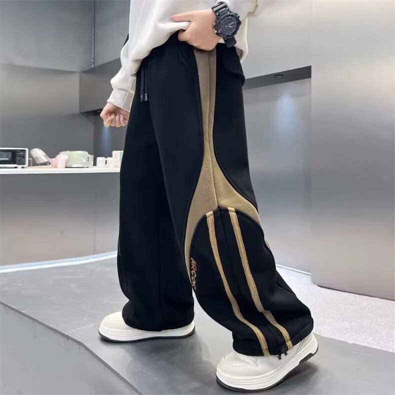 1506/QTK1000/P39夏季薄款加长裤子男190瘦高个子青少年束脚运动,男装休闲裤,星座1506