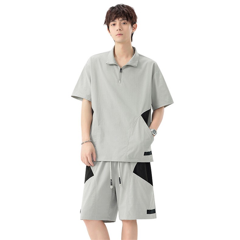 35566-P66大码控118大码夏季男士休闲套装,男装休闲套装,星座209