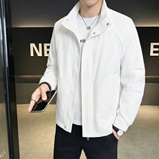 店主风夹克外套男春秋休闲百搭时尚立领男士夹克S8611-P80，男装夹克，星座310B-3