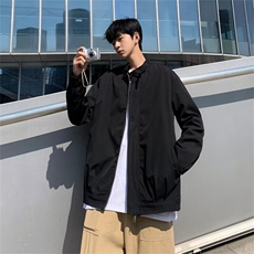 A357-P52韩版潮流宽松简约短款外套春秋季百搭休闲立领夹克男，男装夹克，星座512-6