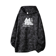 得物供货、重磅420克现货麂皮绒扎染卫衣HD019-1-WL25291ZR-P45，男装卫衣，电商019-1