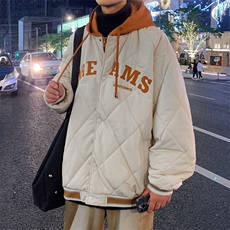 假两件棉服男士2024年新款青少年加厚棉衣服冬装外套M0791-P108，男装棉衣，星座308B-2
