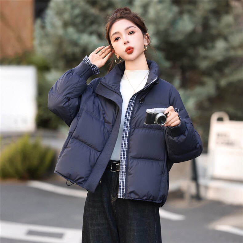 2025冬装新款时尚保暖优雅范羽绒服,女装羽绒服,鑫鑫格