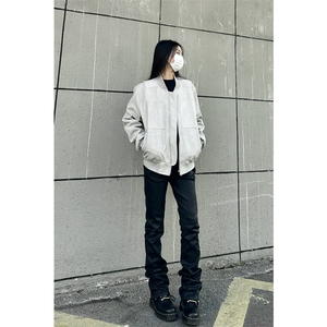短款夹克潮棒球服外套男女同款DY195-P80加厚DY195JR-P90图片
