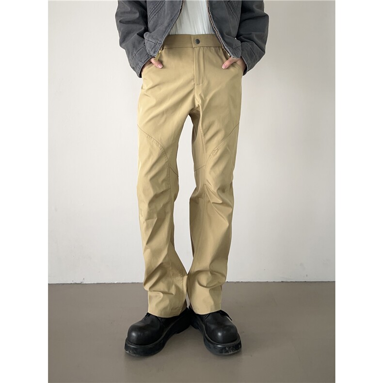 美式户外褶皱设计冲锋裤男防风徒步登山裤子防水耐磨CF157-P50，男装休闲裤，星座310A-4