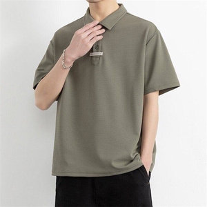 25068-特P50夏季休闲时尚T恤男短袖打底衫潮牌翻领短袖polo衫男图片