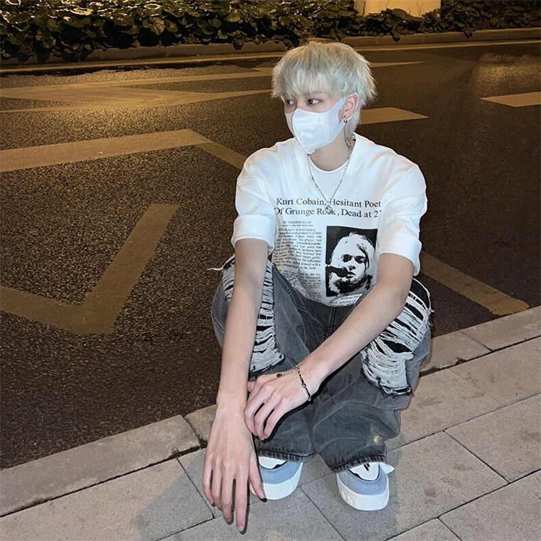 高点击！！纯棉重磅美式复古短袖T恤T31-P35图片