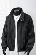 2026春季新款得物品质休闲皮夹克飞行服皮衣男防外套2851-P66，男装夹克，星座1402-2