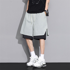 现货夏季工装短裤男ins潮牌休闲百搭潮流痞帅五分裤D02517-P43，男装牛仔裤，星座308B-2