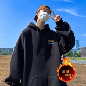 龙年新年卫衣 冬季美式加绒加厚连帽卫衣外套DL1815特P35加绒特40图片