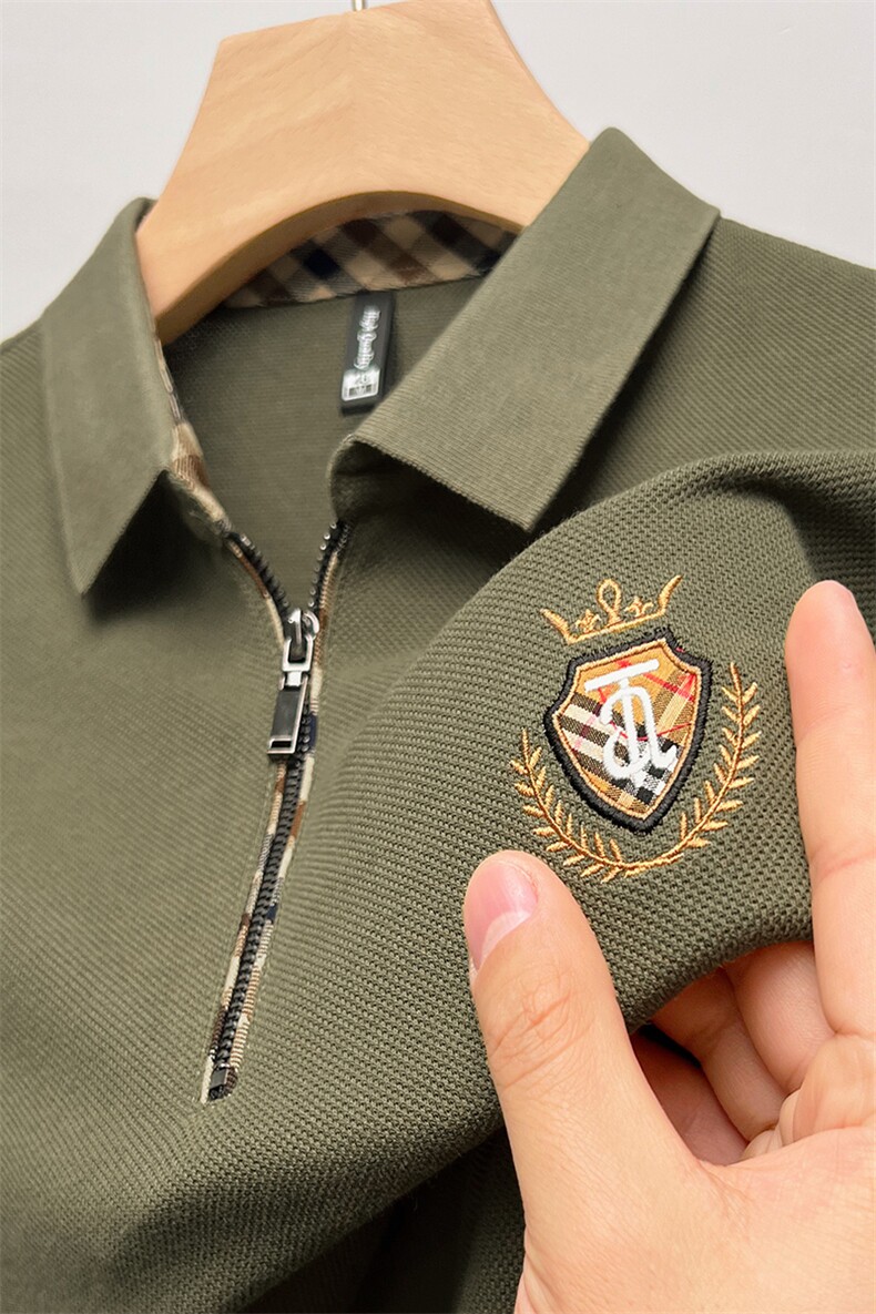 夏季男士短袖T恤时尚商务翻领polo衫男上衣服休闲纯色体恤带领,男装T恤,电商B212（原钱塘6029）
