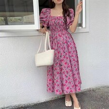 夏季新款韩版碎花连衣裙，女装连衣裙，凯宝莉