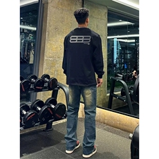 Q496-P42休闲复古高街设计感T恤男长袖oversize潮牌美式纯棉上衣，男装T恤，星座911-1