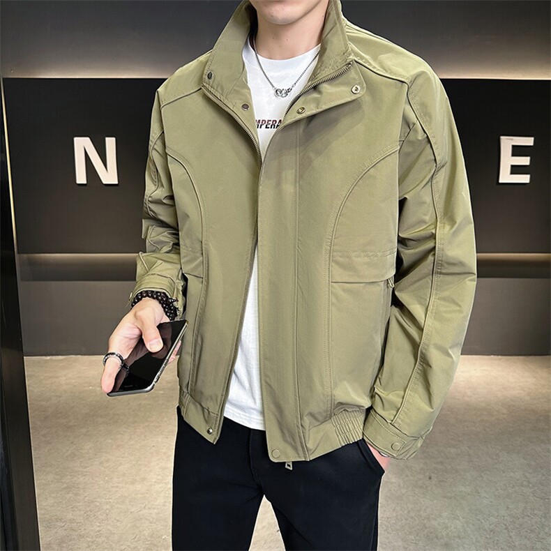 507A-JK802-P80 2025春夏时尚男士男装夹克青年休闲外套图片