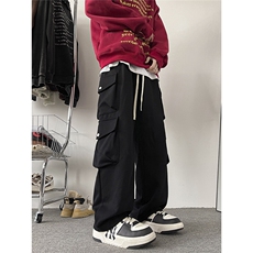 抖音得物品质大口袋百搭休闲裤212-2-DY88-特P55，男装休闲裤，星座808A-1