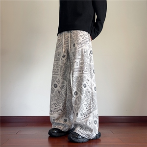满印灯芯绒休闲裤B315-K25373-特p35控68加绒K25373JR-特p40控78图片