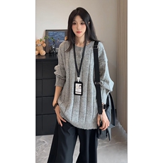 潮流风格藏格调复古韵味毛衣慵懒潮搭高级感上衣HY843TP45无差价，男装针织衫/毛衣，电商A102B