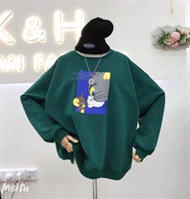 大版加绒加厚卫衣，女装卫衣/绒衫，IEC