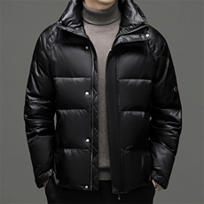 2023新款冬季男士加厚保暖连帽羽绒服男装中年商务休闲御寒外套，男装羽绒服，电商B212（原钱塘6029）