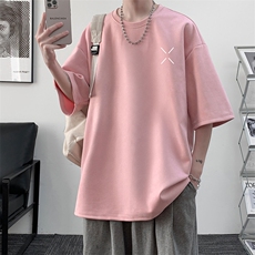 麂皮绒短袖t恤男大码半袖男JD82305-P25，男装T恤，电商A040