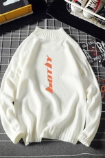 M18006-P45加绒款-P65半高领毛衣男士大码针织衫男毛线衣男线衫，男装针织衫/毛衣，电商A040A