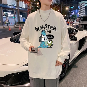 M18074-P45 加绒款-P65半高领毛衣男士大码针织衫男毛线衣男图片